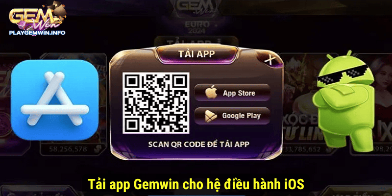 Tải app Gemwin cho hệ điều hành iOS